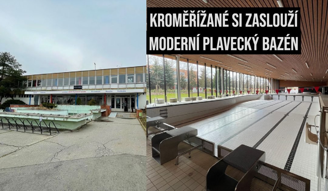 Reakce Pirátů na vyjádření města Kroměříž o rekonstrukci plaveckého bazénu