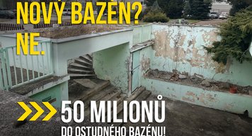 „Zchátralý bazén je na odpis. Postavte nový!," apelují pirátští zastupitelé v Kroměříži